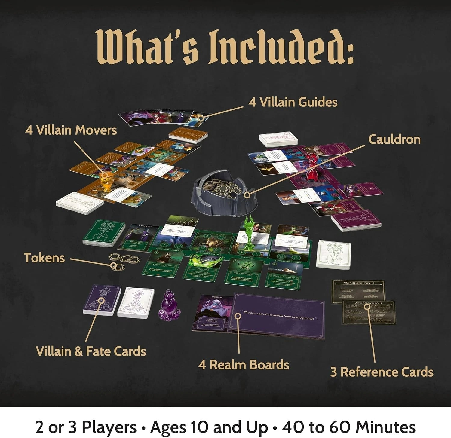 Disney Villainous Introduction to Evil Board Game