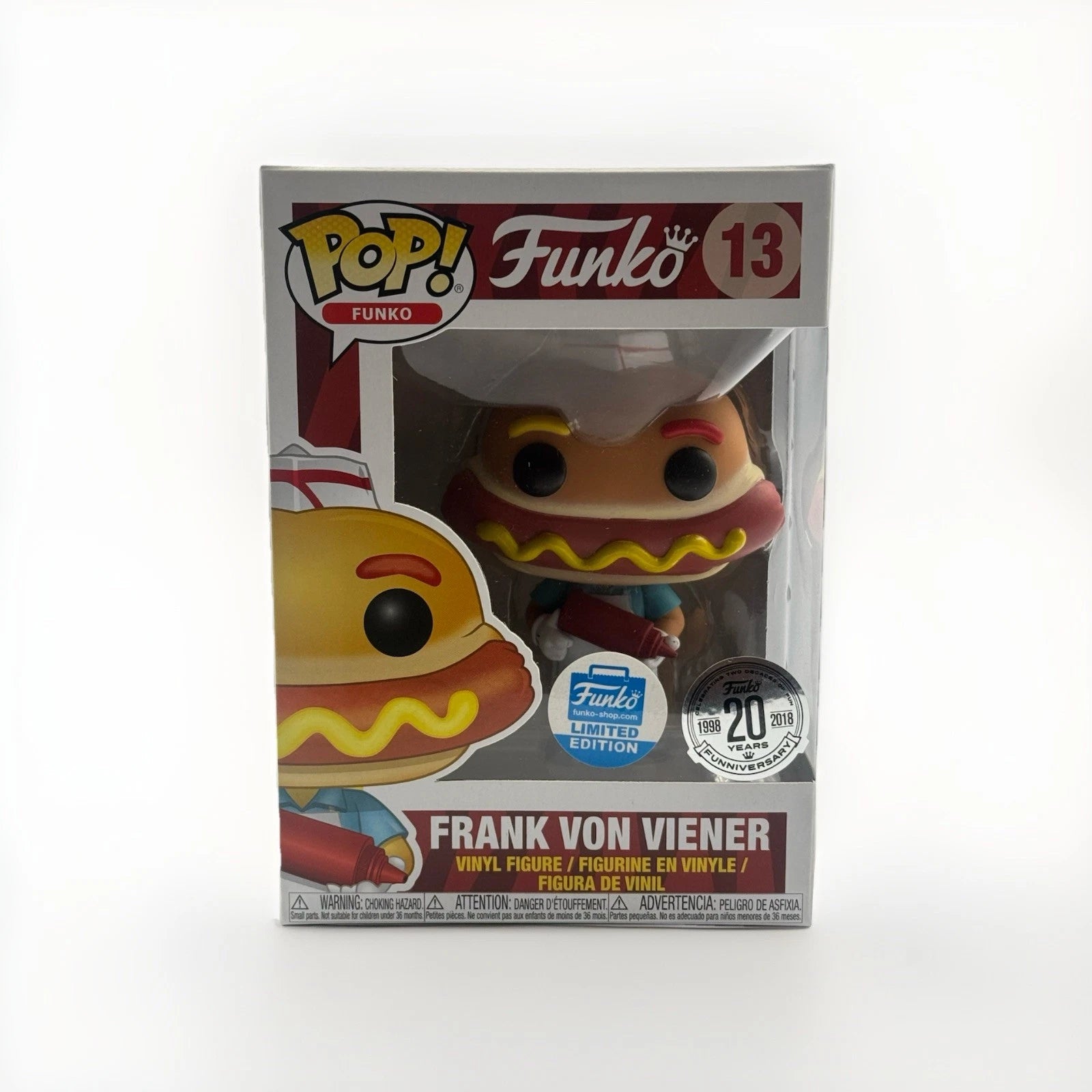 Funko Pop! Frank Von Viener #13 Vinyl Figure Limited Edition with Protector NEW