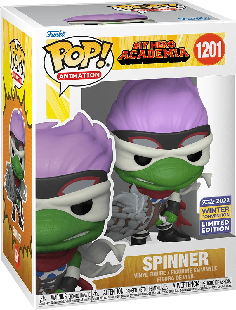 Funko Pop SPINNER 2022 Winter Convention Exclusive MY HERO ACADEMIA 1201 NEW