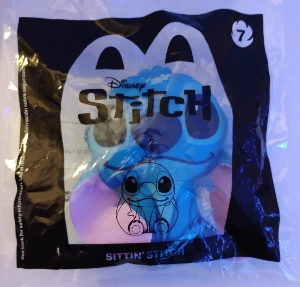 Disney Stitch McDonald's Happy Meal Toy 2022 Plush Hanger