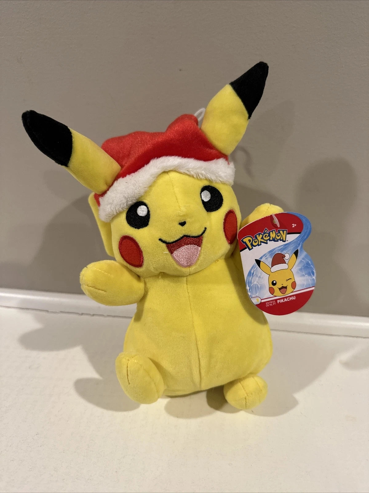 New with Tags WCT Pokémon Pikachu-Santa Hat Christmas Edition-Red and Yellow