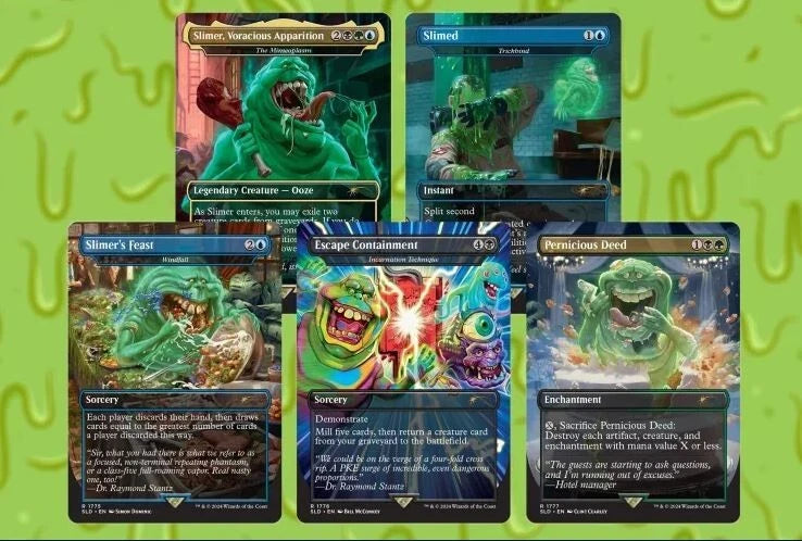 Secret Lair Drop: Secret Lair x Ghostbusters: Slimer - Rainbow Foil Edition