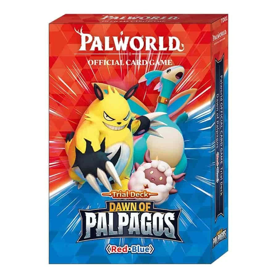 Palworld Dawn of Palpagos Red • Blue Trial Deck