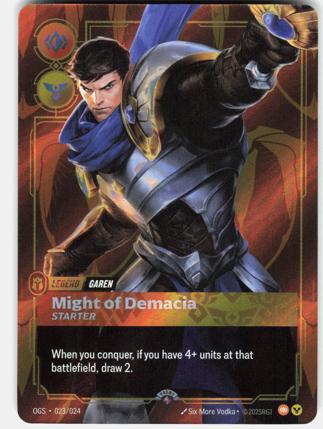 Riftbound TCG Garen Might of Demacia Sealed Deck Sealed Proving Grounds