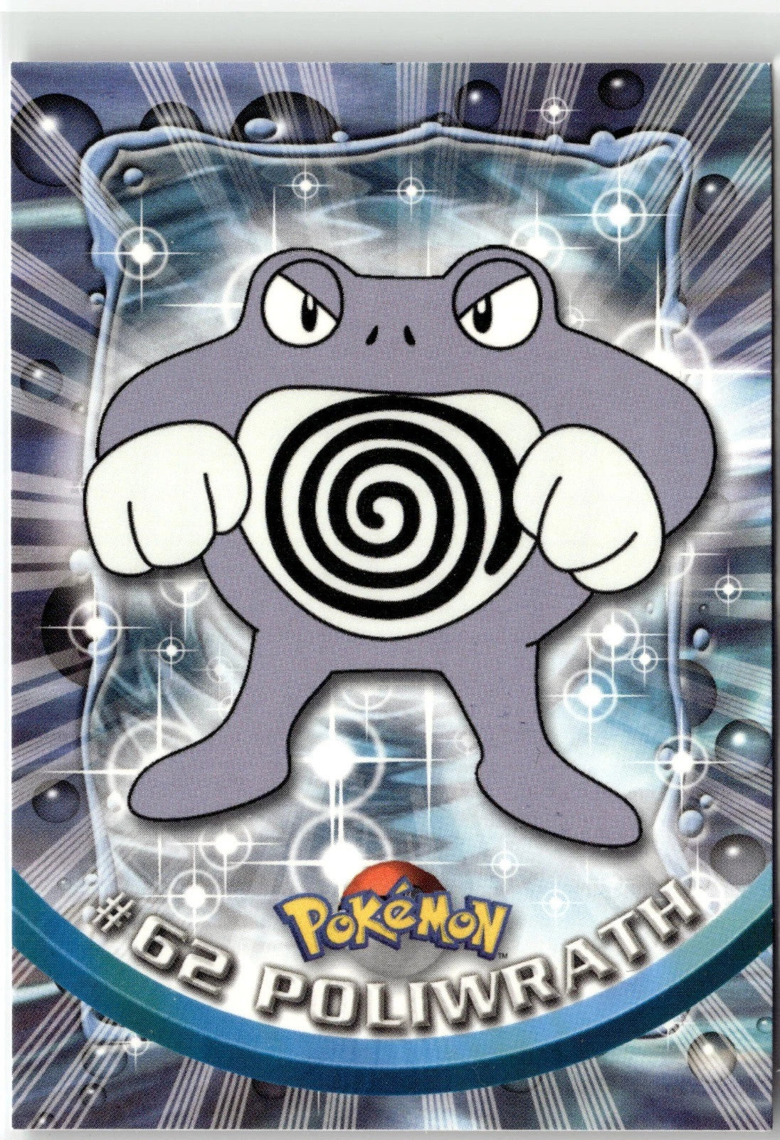 Topps Chrome Pokemon TV Animation Poliwrath #62 Card