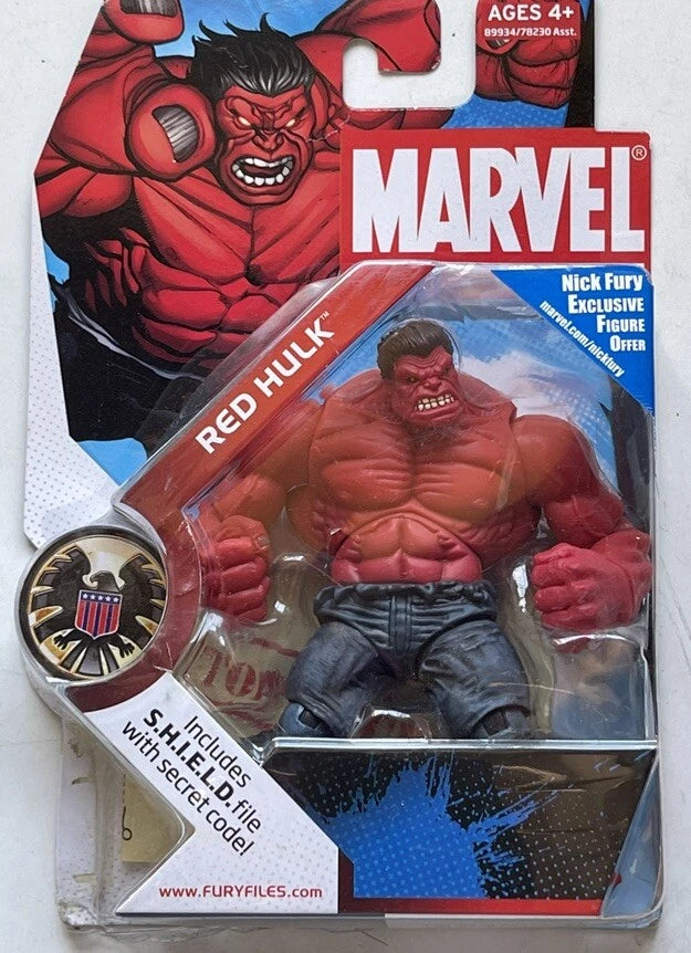 Hasbro 2008 RED HULK #028 Marvel Universe Action Figure 3.75 Inch