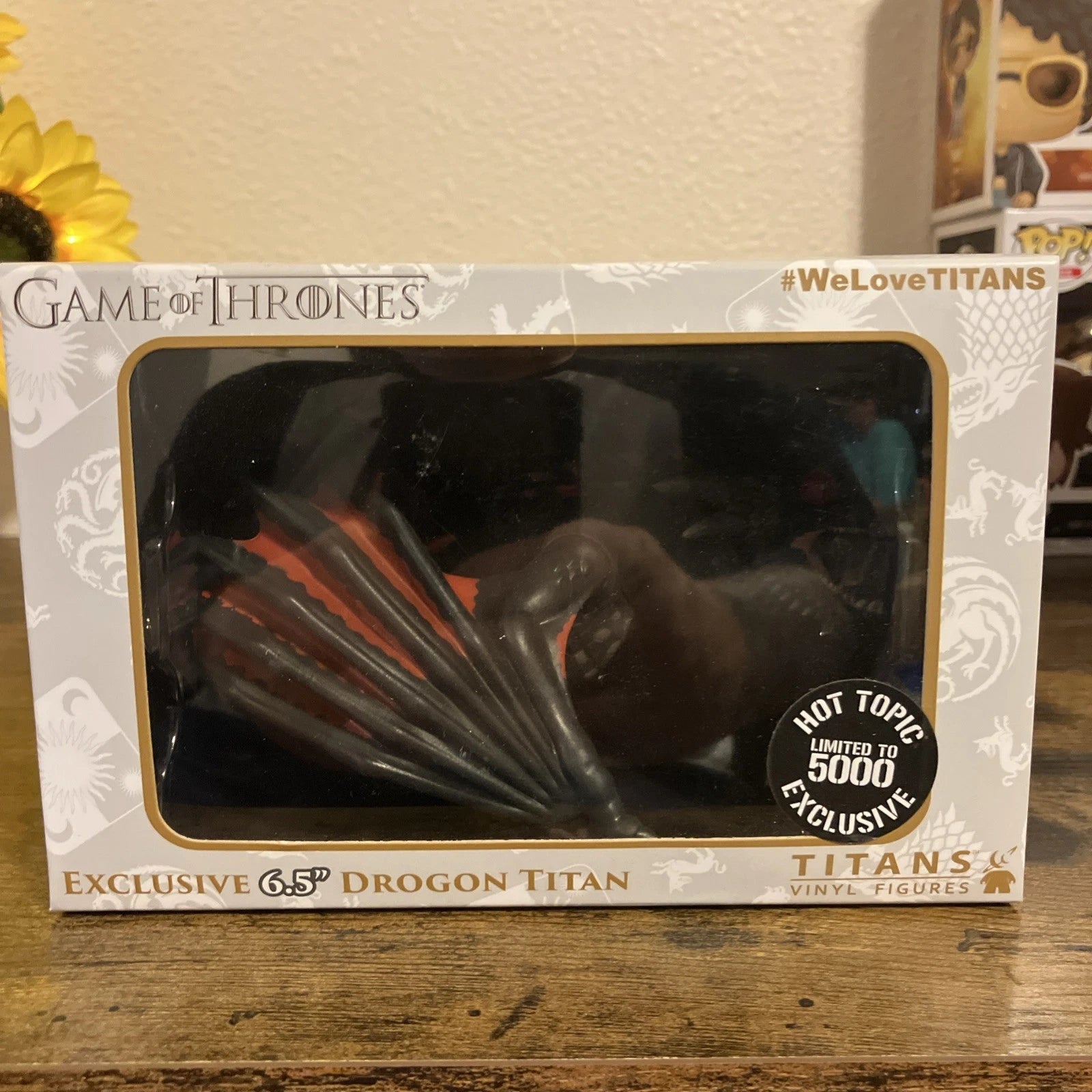 Titans Vinyl Figures Game Of Thrones Drogon Titan 6.5 Hot Topic Exclusive...