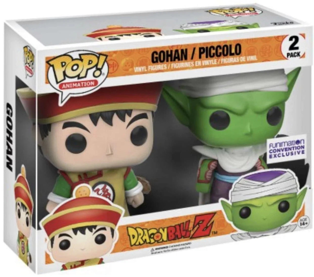 Funko Pop! Dragonball Z - Gohan & Piccolo 2 Pack (Damaged Box)