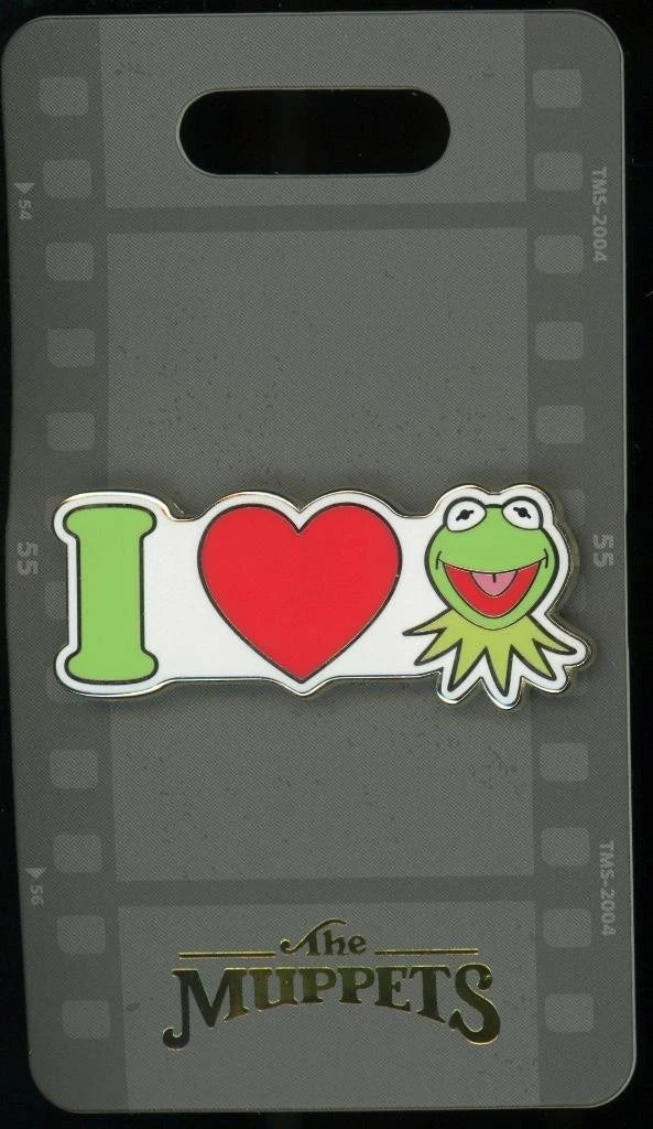 WDI I Heart Kermit The Muppets Studio Disney Pin