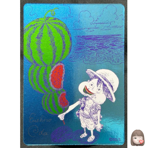 Monkey D Luffy Natsucomi 2026 ONE PIECE Card Japanese Meta-Kira Promo Shueisha