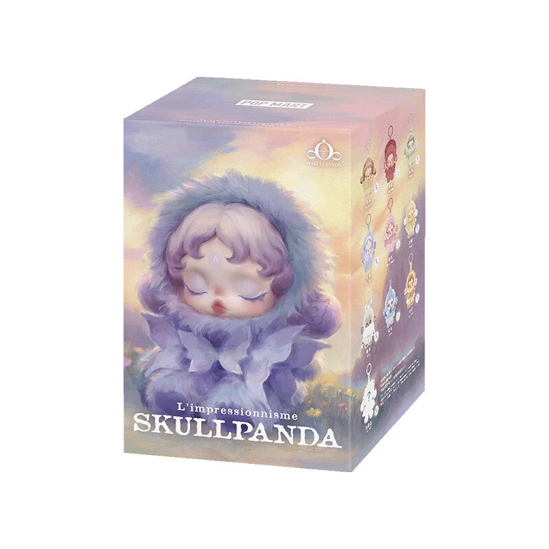 Skull panda  l impressionnisme Series Plush Doll - Pop mart Blind Box
