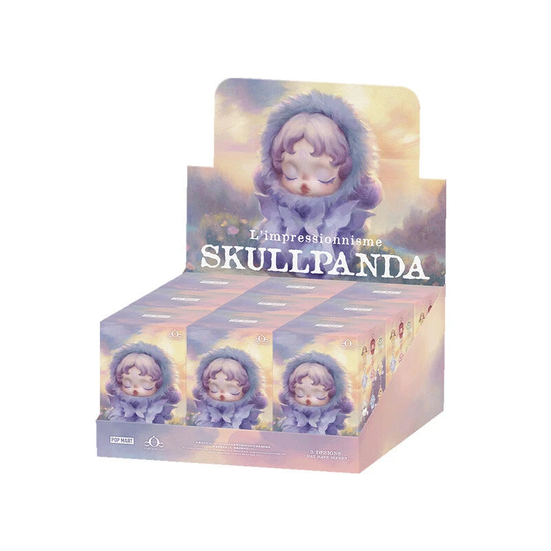 Skull panda  l impressionnisme Series Plush Doll - Pop mart Blind Box
