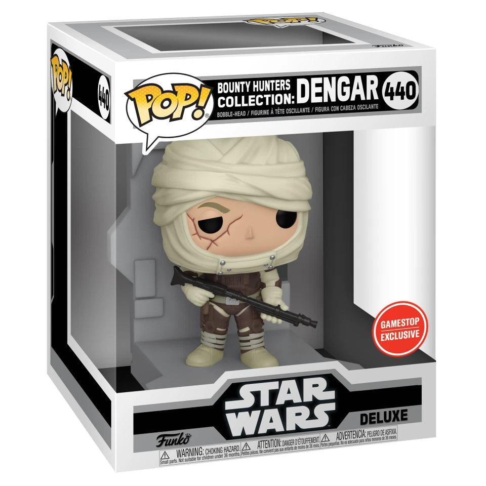 Funko POP! Star Wars Bounty Hunters Collection: Dengar Deluxe Vinyl Bobblehead 3.75-in Vinyl Figure