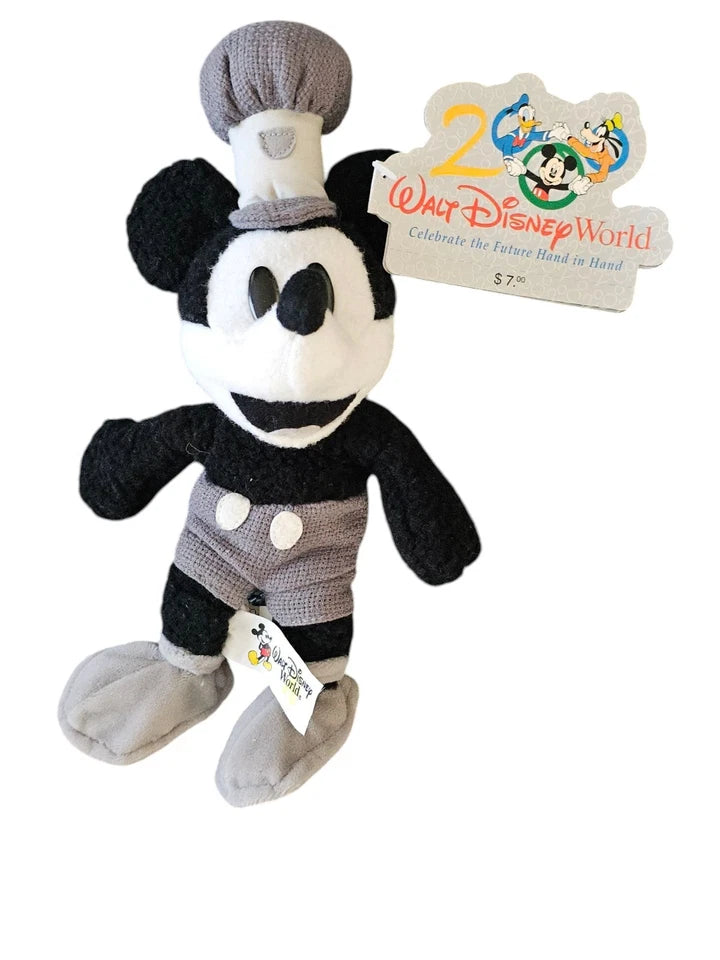Walt Disney World Steamboat Willie Millennium 9" Mini Beanbag Plush