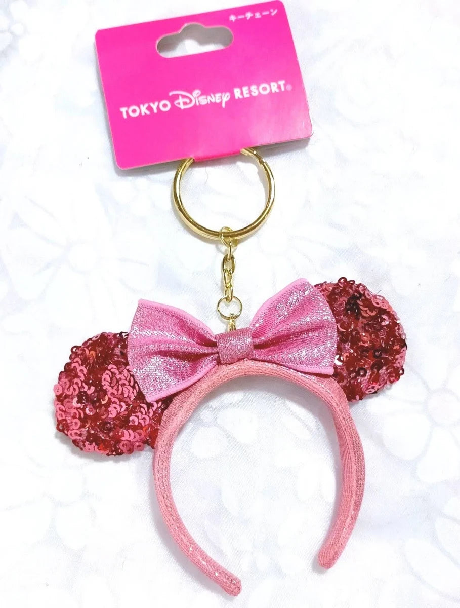 Japan Tokyo Disney Mini Headband Keychain