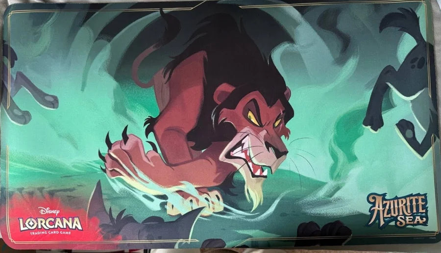 Disney Locana Scar Azurerite Sea Trading Card Playmat Tcg Game Mat