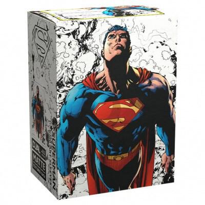 Dragon Shield Superman Core Full Art Matte Dual Art Sleeves (100-Pack)