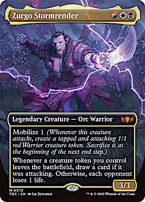 Zurgo Stormrender Tarkir Precon 100 Card Deck [OPENED]