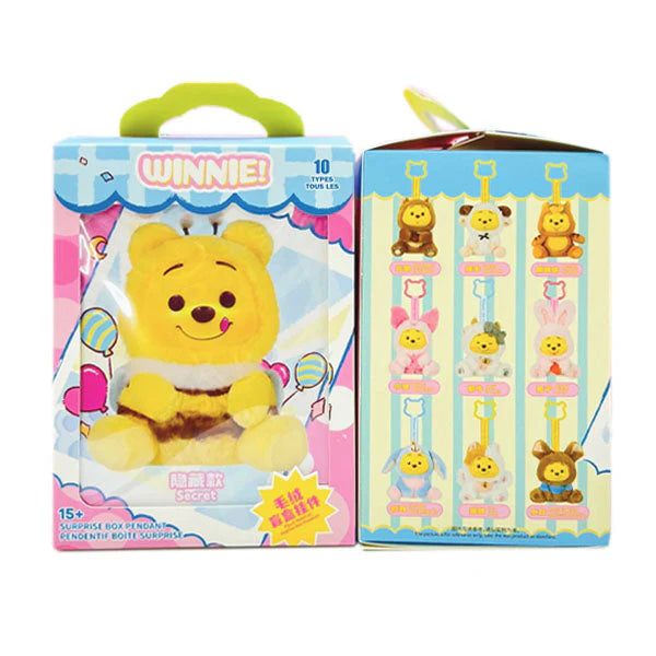MINISO x Disney: Winnie The Pooh "Naughty Team" Series Plush Keychain Blind Box (1pc)