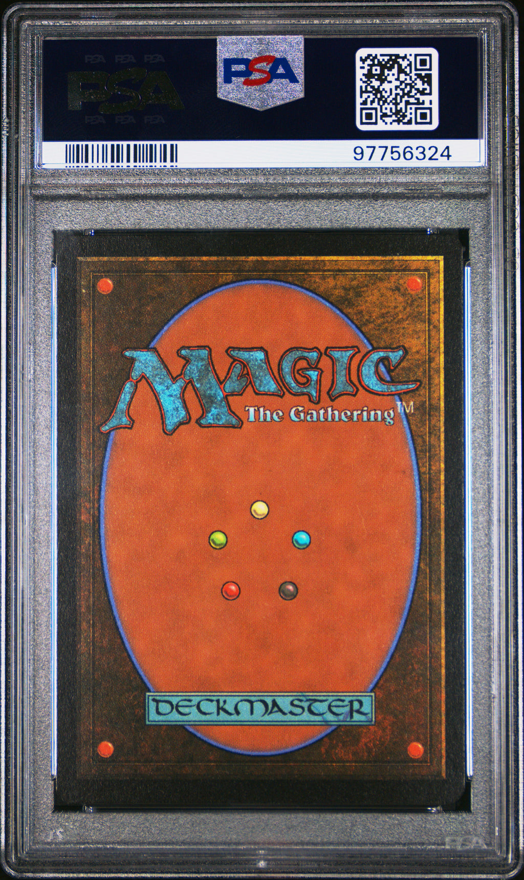 Saruman The White Foil Magic The Gathering The Lord Of The Rings PSA 9 (Back)